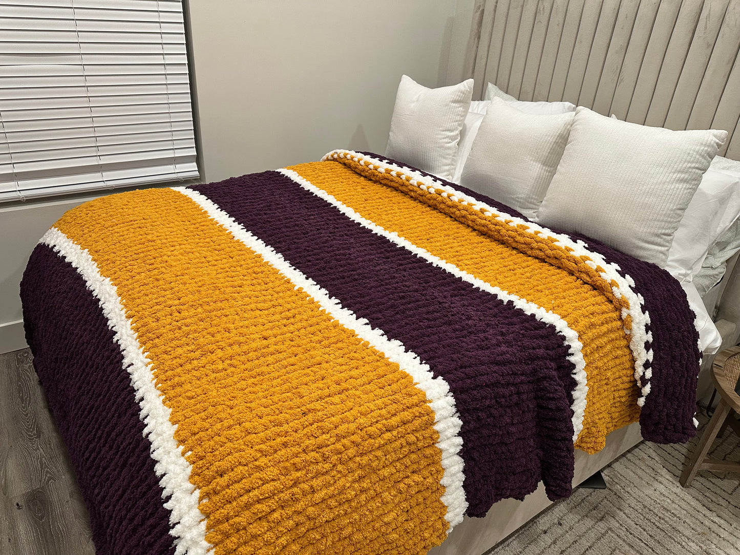 LSU Inspired blanket