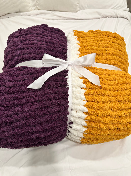 LSU Inspired blanket