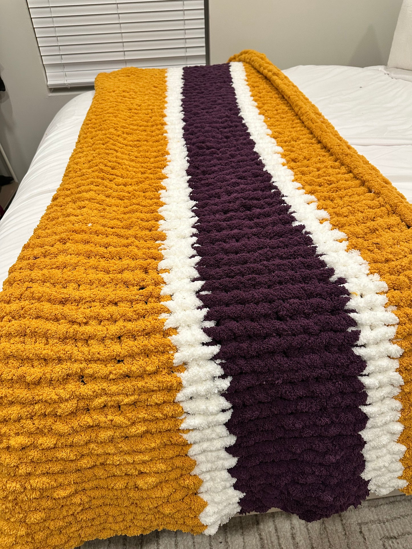 LSU Inspired blanket