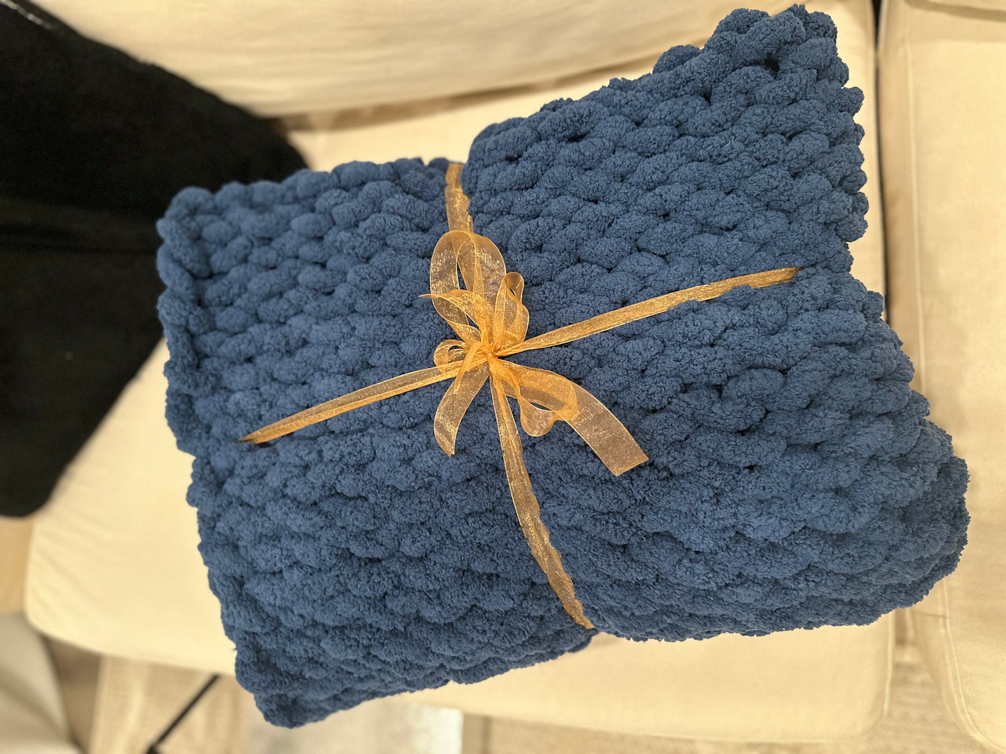 Blue Throw Blanket